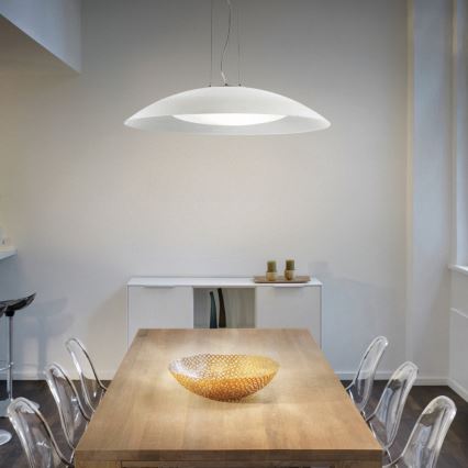 Ideal Lux - Viseći luster na sajli 3xE27/60W/230V Ø 64 cm bijeli