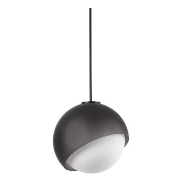 Ideal Lux - Viseći luster na sajli BLOOM 1xE27/42W/230V Ø 22 cm crni
