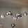 Ideal Lux - Viseći luster na sajli NEMO PLUS 5xE27/42W/230V sjajni krom/dimno siva