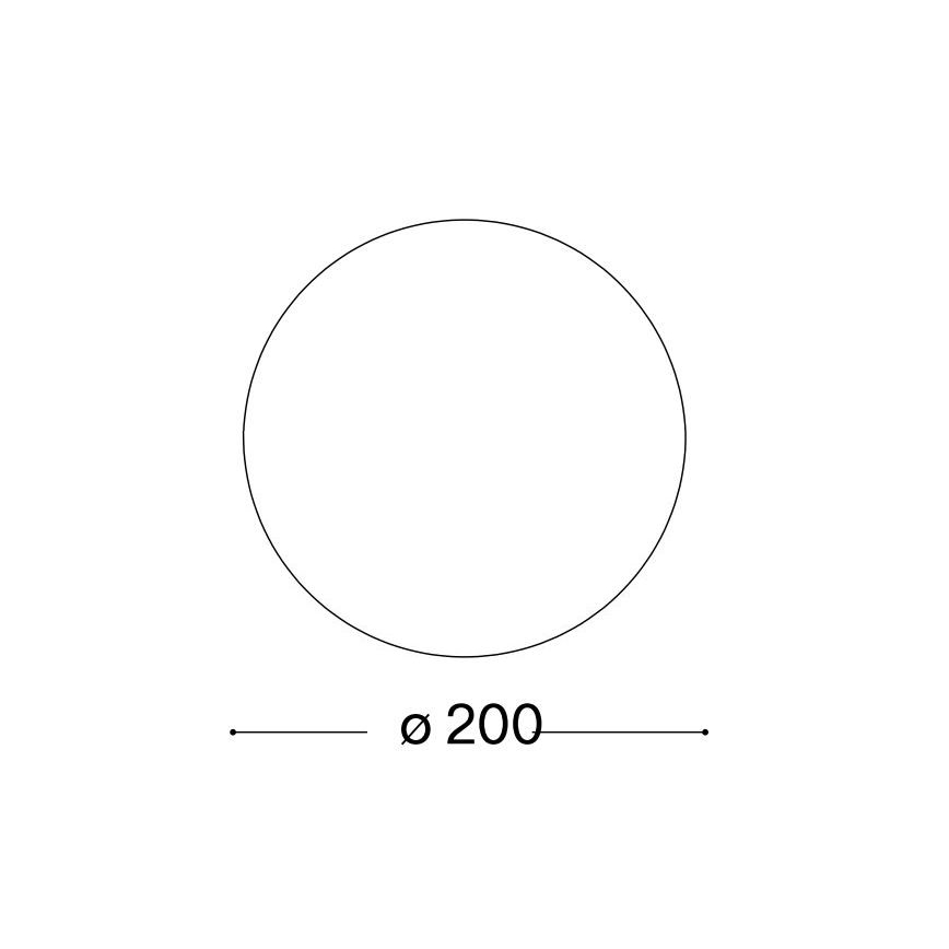 Ideal Lux - Zamjensko univerzalno staklo MAPA, za grlo E27, Ø 20 cm, bijelo