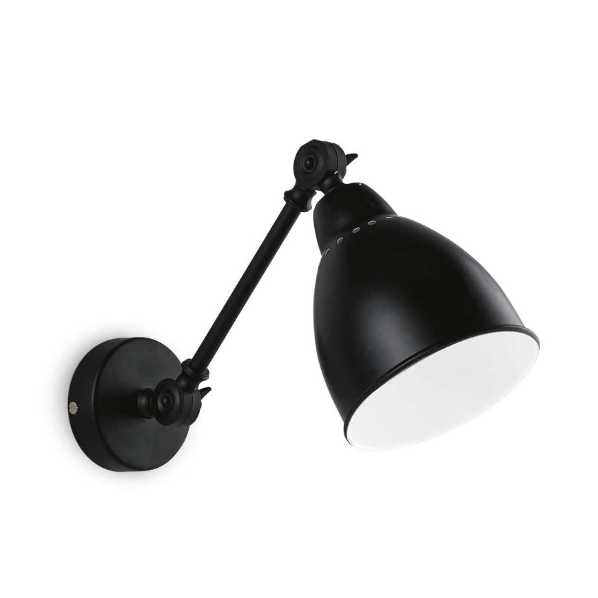 Ideal Lux - Zidna lampa 1xE27/60W/230V crna