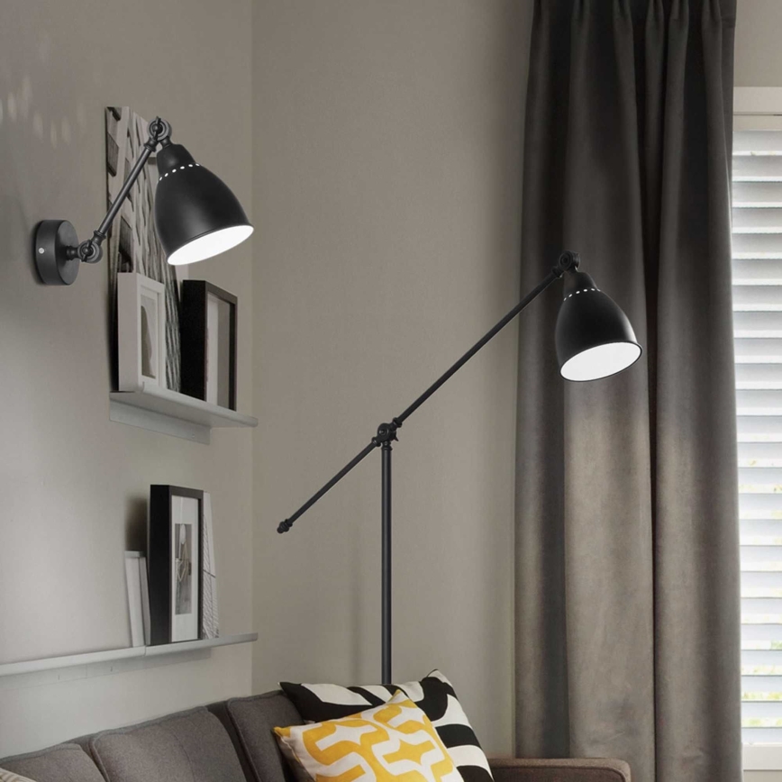 Ideal Lux - Zidna lampa 1xE27/60W/230V crna