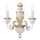 Ideal Lux - Zidna lampa FIRENZE 2xE14/40W/230V bijela/zlatna
