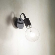 Ideal Lux - Zidna svjetiljka 1xE27/60W/230V crna