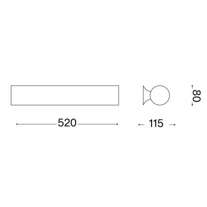 Ideal Lux - Zidna svjetiljka CAMERINO 3xE14/40W/230V bijela