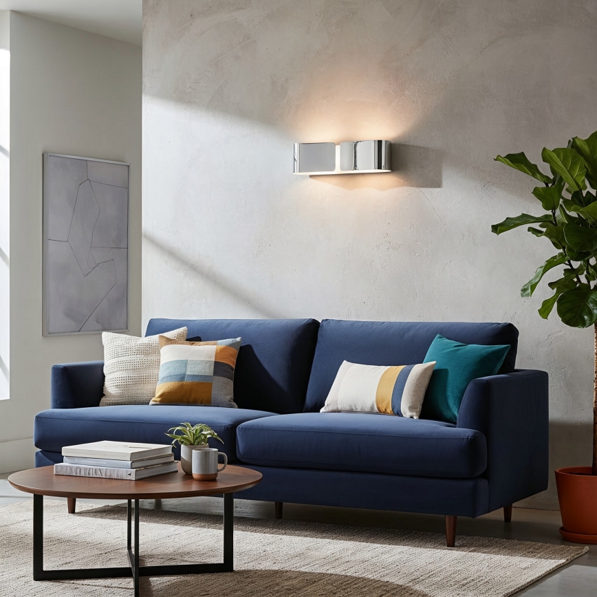 Ideal Lux - Zidna svjetiljka CLIP 2xE27/60W/230V sjajni krom