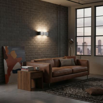 Ideal Lux - Zidna svjetiljka CLIP 2xE27/60W/230V sjajni krom