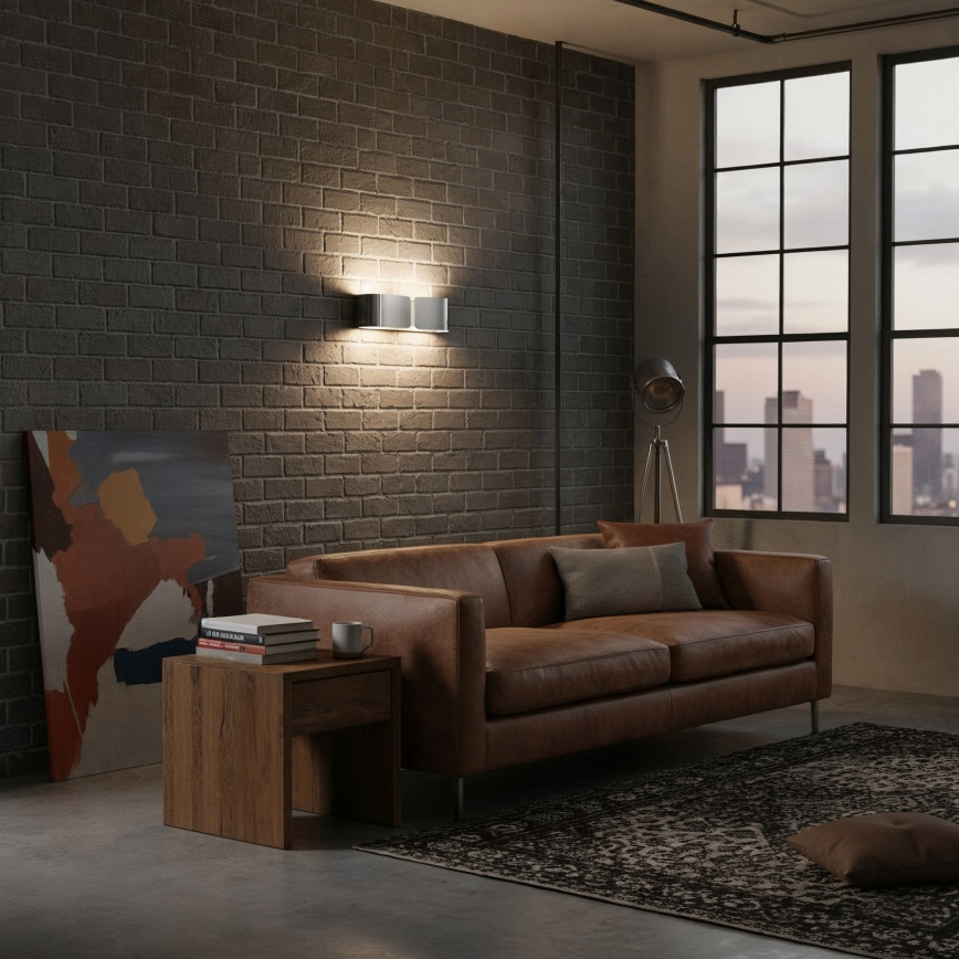 Ideal Lux - Zidna svjetiljka CLIP 2xE27/60W/230V sjajni krom