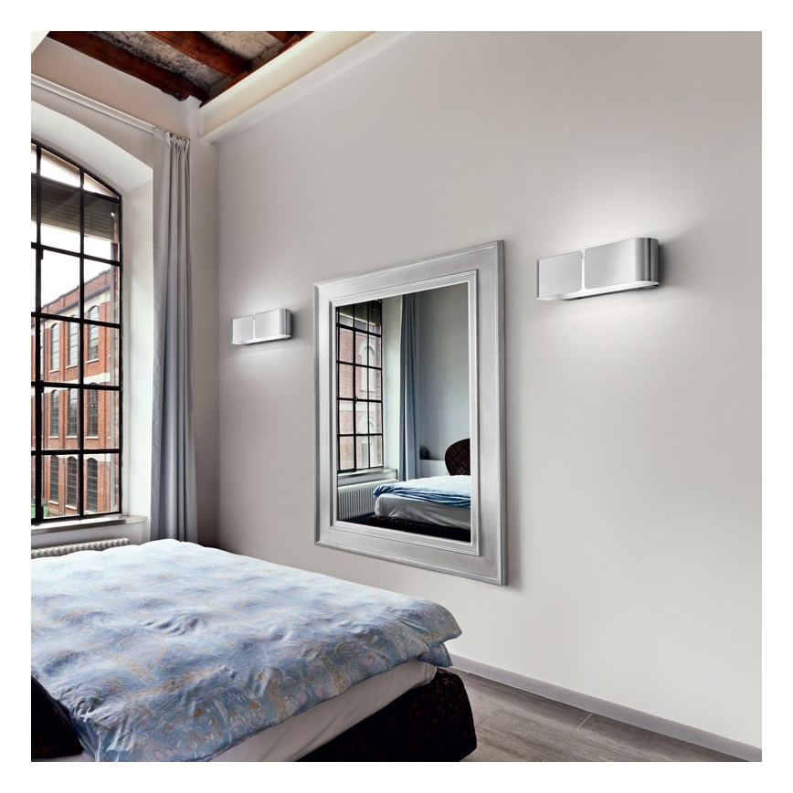 Ideal Lux - Zidna svjetiljka CLIP 2xE27/60W/230V sjajni krom