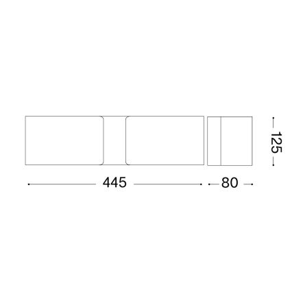 Ideal Lux - Zidna svjetiljka CLIP 2xE27/60W/230V sjajni krom