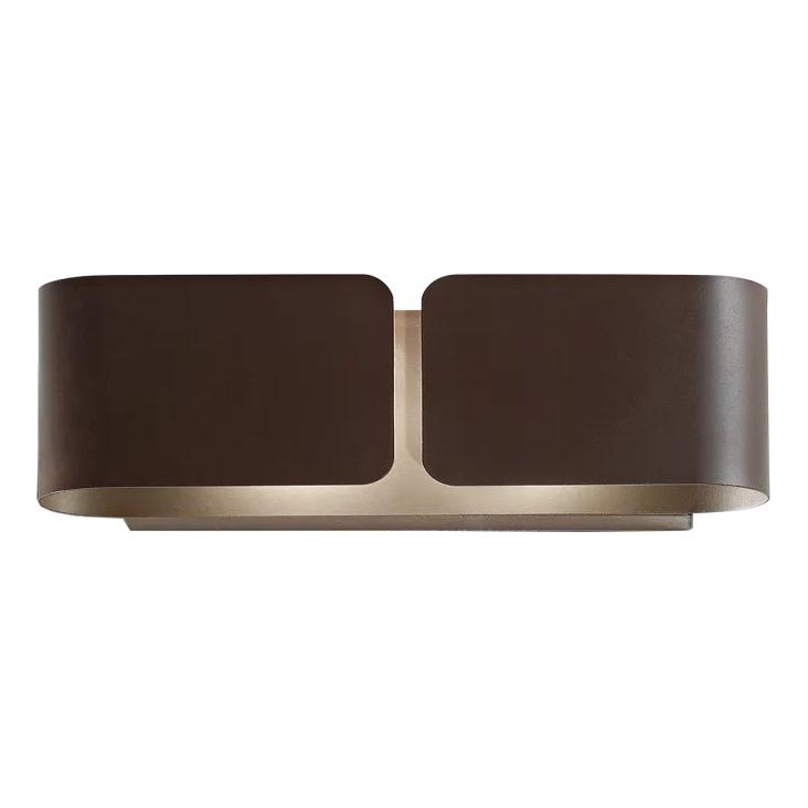 Ideal Lux - Zidna svjetiljka CLIP 2xE27/60W/230V smeđa