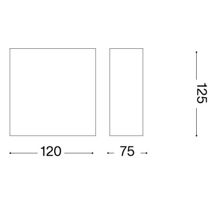Ideal Lux - Zidna svjetiljka FLASH GESSO 1xG9/40W/230V bijela