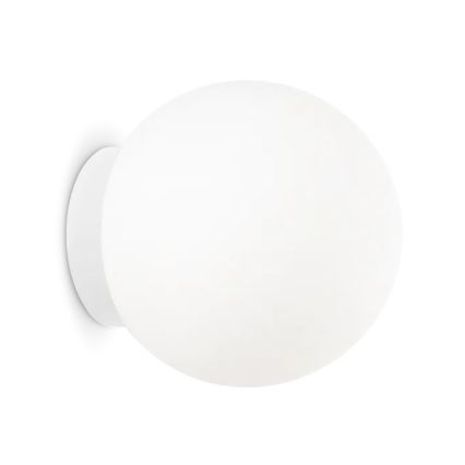 Ideal Lux - Zidna svjetiljka MAPA 1xE27/42W/230V Ø 20 cm bijela