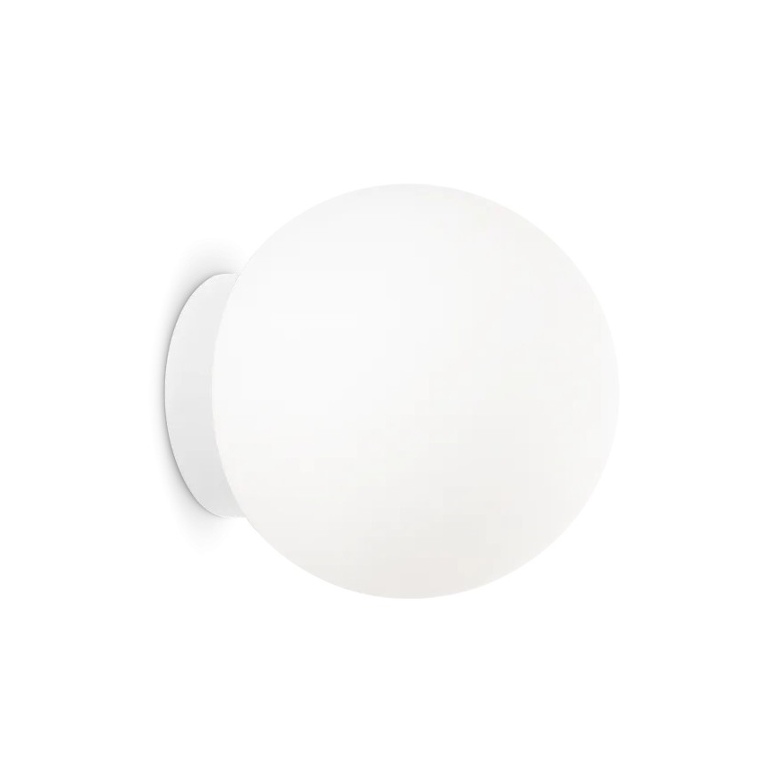 Ideal Lux - Zidna svjetiljka MAPA 1xE27/42W/230V Ø 20 cm bijela