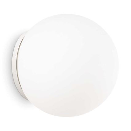 Ideal Lux - Zidna svjetiljka MAPA 1xE27/42W/230V Ø 30 cm bijela