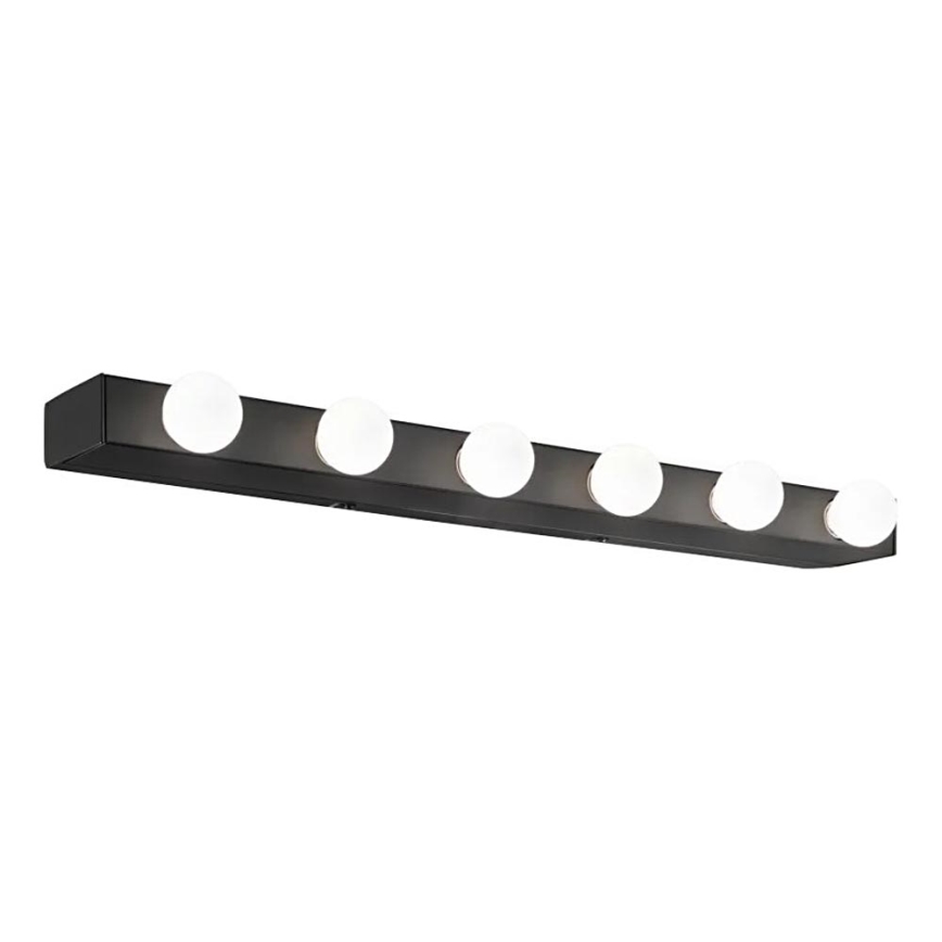 Ideal Lux - Zidna svjetiljka PRIVE 6xE14/40W/230V crna
