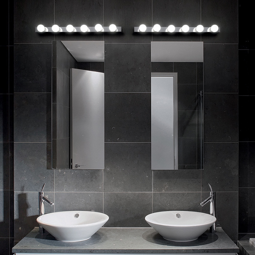 Ideal Lux - Zidna svjetiljka PRIVE 6xE14/40W/230V sjajni krom