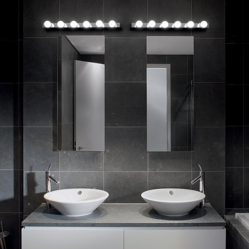 Ideal Lux - Zidna svjetiljka PRIVE 8xE14/40W/230V sjajni krom