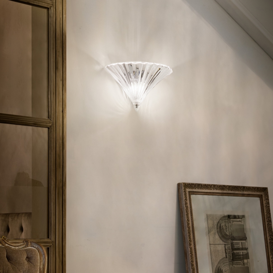 Ideal Lux - Zidna svjetiljka SANTA 1xE14/40W/230V prozirna
