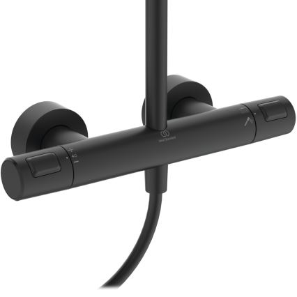 Ideal Standard A7545XG - Tuš set s termostatskom miješalicom CERATHERM T25, mat crne boje