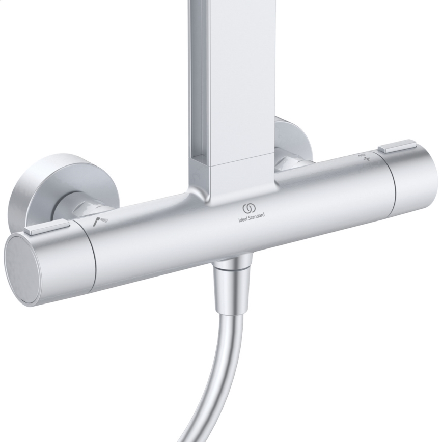 Ideal Standard BD583SI - Set za tuširanje s termostatskom mješalicom CERATHERM ALU+ u matiranom kromu