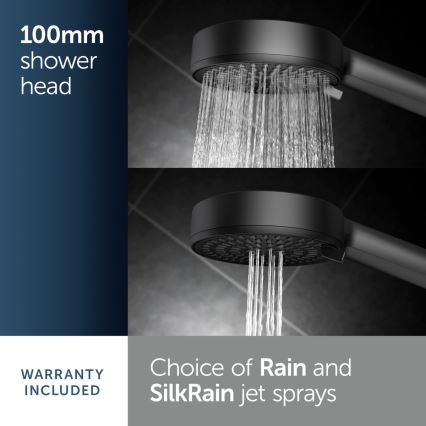 Ideal Standard BD586XG - Tuš set IDEALRAIN ALU+ u mat crnoj boji