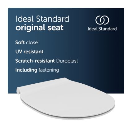 Ideal Standard E036601 - WC sjedalo SoftClose CONNECT AIR bijela