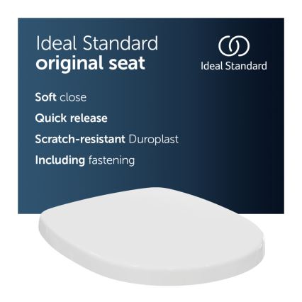Ideal Standard E712701 - WC sjedalo SoftClose CONNECT, bijelo
