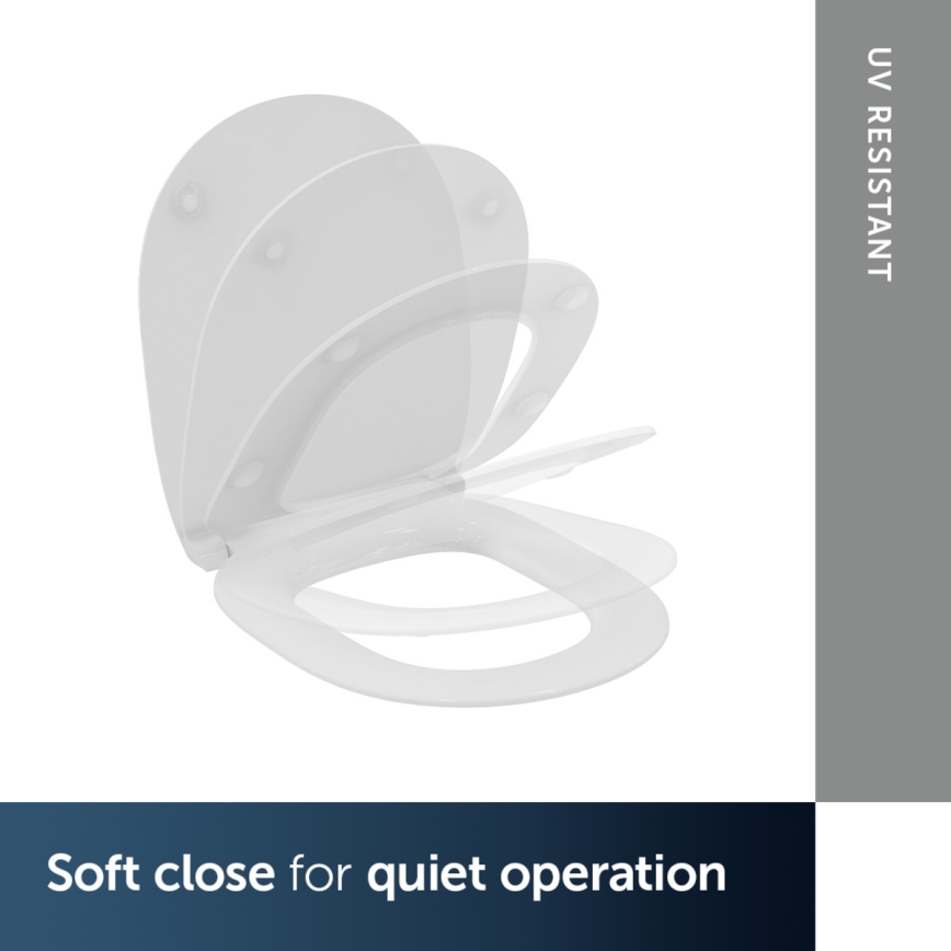 Ideal Standard E772401 - Toaletno sjedalo SoftClose CONNECT bijelo