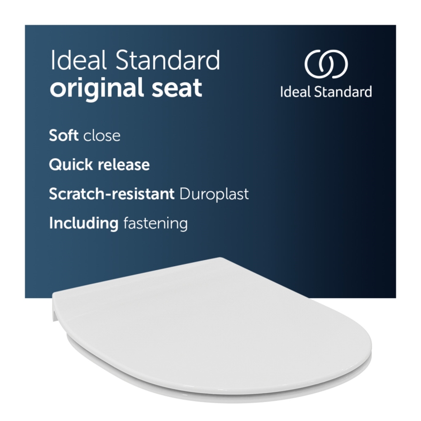 Ideal Standard E772401 - Toaletno sjedalo SoftClose CONNECT bijelo