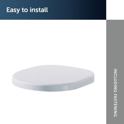 Ideal Standard K706101 - Toaletno sjedalo TONIC s mekim zatvaranjem, bijelo