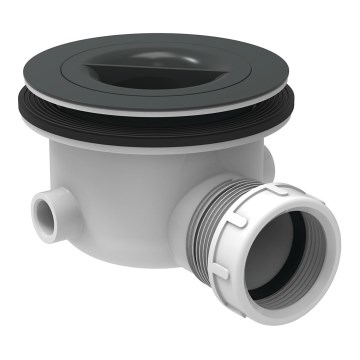 Ideal Standard K936367 - Sifon za tuš kadu 9 cm crni/bijeli