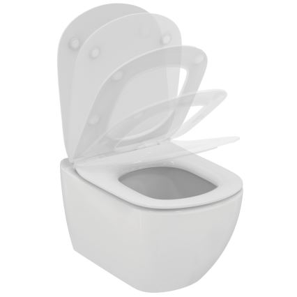 Ideal Standard T354601 - Zidna WC školjka s daskom SoftClose TESI keramika/bijela