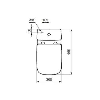 Ideal Standard T453001 - WC daska I.LIFE A bijela