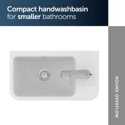 Ideal Standard T458601 - Viseći umivaonik I.LIFE S 45 x 25 cm, keramički, bijeli