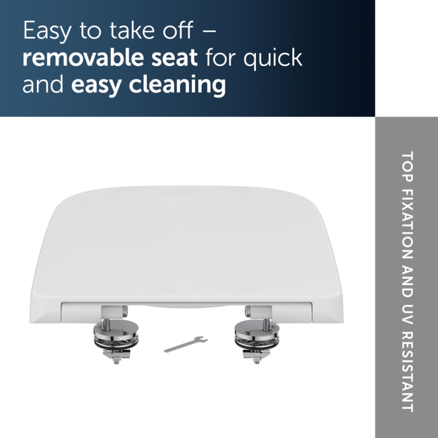 Ideal Standard T468301 - WC daska SoftClose I.LIFE B bijela