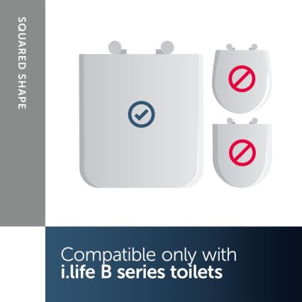 Ideal Standard T468301 - WC daska SoftClose I.LIFE B bijela