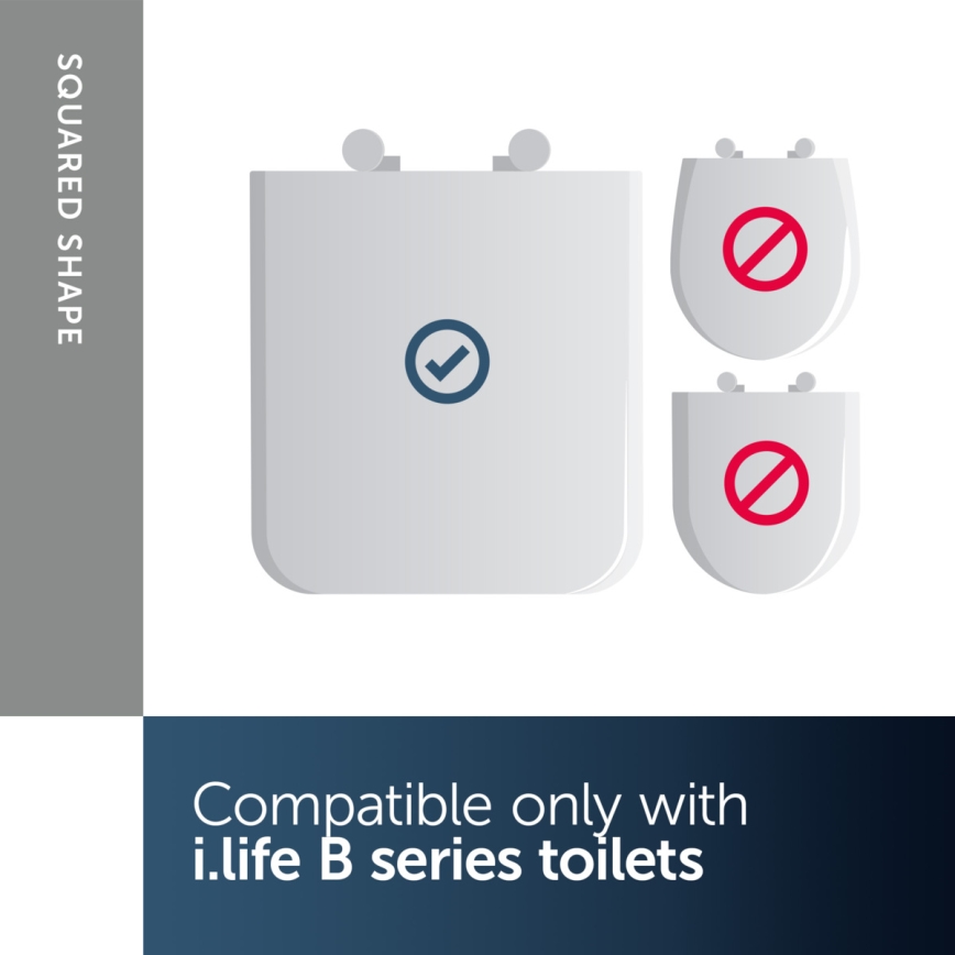 Ideal Standard T468301 - WC daska SoftClose I.LIFE B bijela