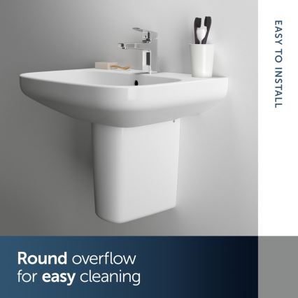 Ideal Standard T470501 - Zidni umivaonik I.LIFE A 60x48 cm keramika/bijela