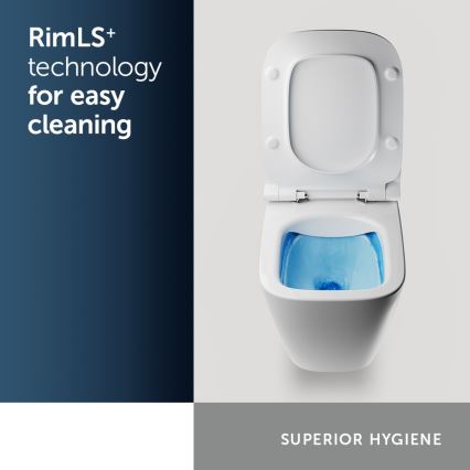 Ideal Standard T471701 - Zidna WC školjka bez ruba I.LIFE A keramika/bijela