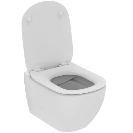 Ideal Standard T536001 - Zidna WC školjka bez obruba s WC daskom SoftClose TESI, keramika/bijela