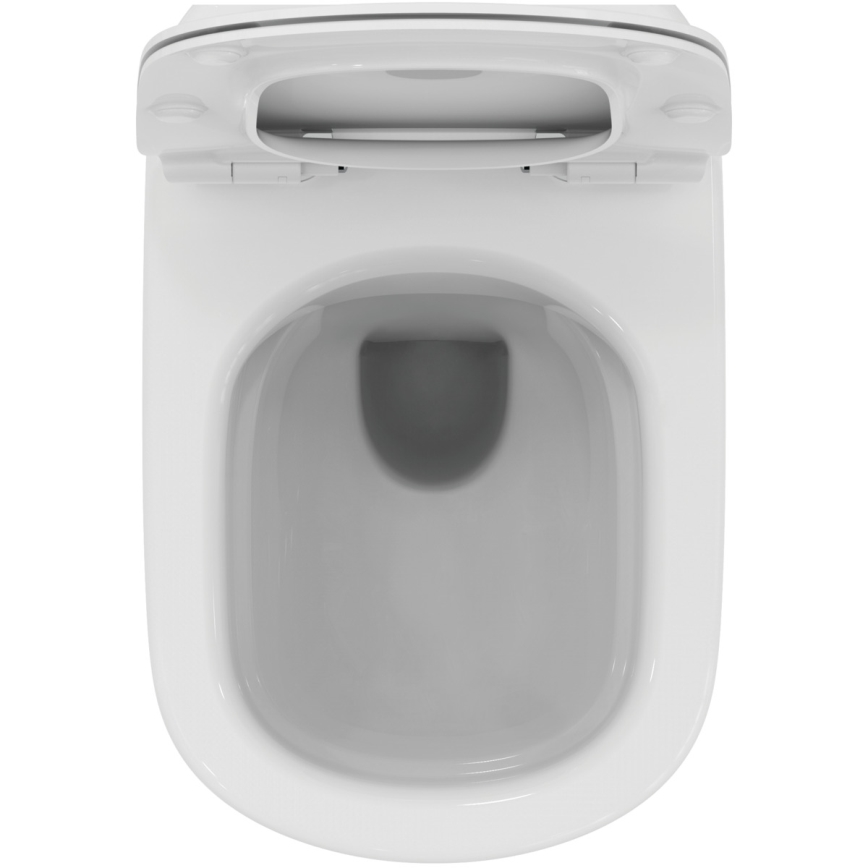 Ideal Standard T536001 - Zidna WC školjka bez obruba s WC daskom SoftClose TESI, keramika/bijela