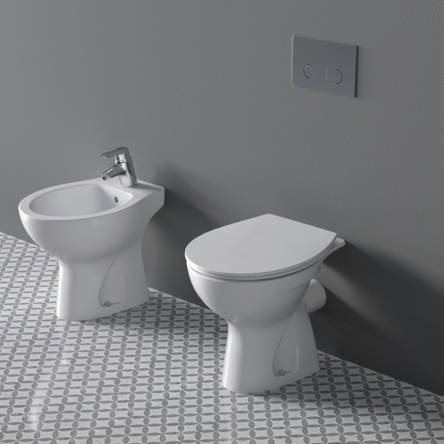 Ideal Standard W333101 - Samostojeća WC školjka EUROVIT keramika/bijela