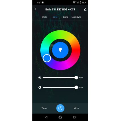 LED RGBW prigušivo kupaonsko stropno svjetlo LED/15W/230V 3000-6500K Ø22 cm IP54 bijelo Wi-Fi