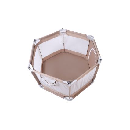 Igraća ograda 120 cm smeđa