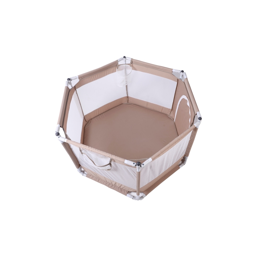 Igraća ograda 120 cm smeđa