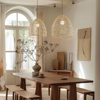 Luster na kabelu BOHO DELICADO 1xE27/40W/230V Ø 38 cm