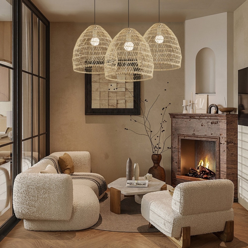 Luster na kabelu BOHO DELICADO 1xE27/40W/230V Ø 38 cm