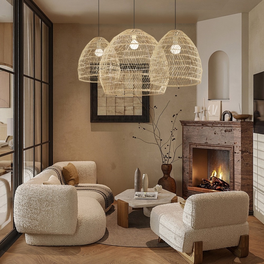 Luster na kabelu BOHO DELICADO 1xE27/40W/230V Ø 38 cm