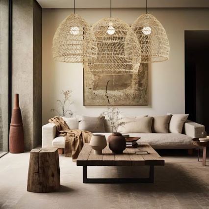 Luster na kabelu BOHO DELICADO 1xE27/40W/230V Ø 38 cm